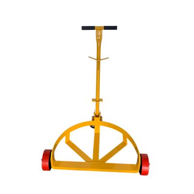 China Reduce injuries caused manually by lifting and moving drums. 55 Gallon Heavy Duty Drum Rack Caddy Barrel Dolly For Truck Cart Wheels Tool for sale