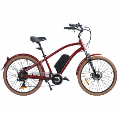 China Aluminum Alloy City Cruiser Electric Bicycle Outdoor Cycling With Lithium Battery Battery Dismountable Hybrid Electric Bike for sale