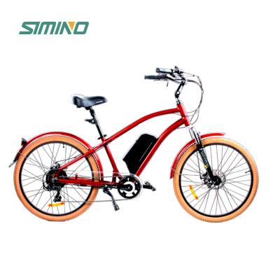 China Standard Cruiser Electric Bicycle Beach Simino Outdoor Recycling With Lithium Battery Aids Slow Down Adult Student Mountain Bikes for sale