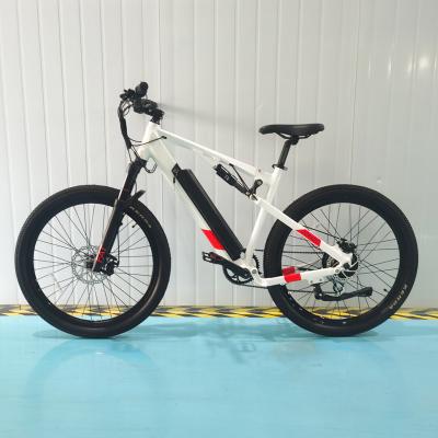 China Aluminum alloy 26/27.5 inch fat tire Shimano suspension full adult bicycle youth 7/8 speed mountain bike twin disc brake city urban bicycle for sale