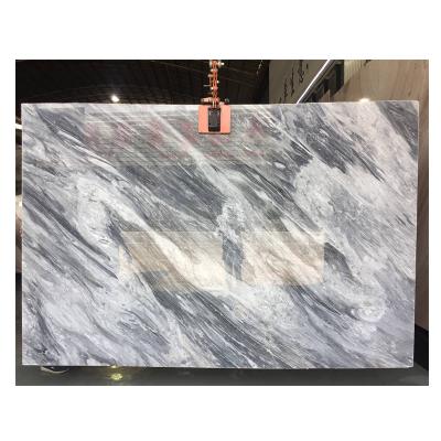 China Natural Marble Stone Cut-to-Size Florence Tiles And Modern Customized Gray Marbles Slabs for sale