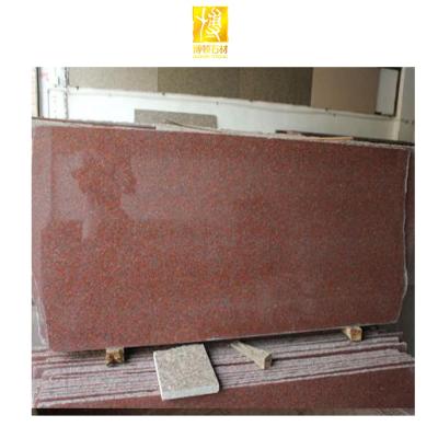 China Factory Price Traditional Direct Red Granite Outside Indian Red Dyed Granite for sale