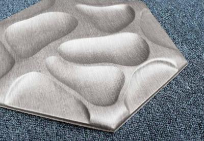 Cina Pannelli di parete in plastica decorativi 3D con texture personalizzate in vendita