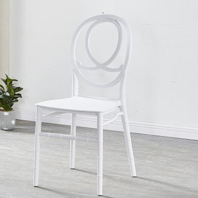 China Dining Chair Stackable White Color PP Chairs Hotel Terrace Chairs for sale