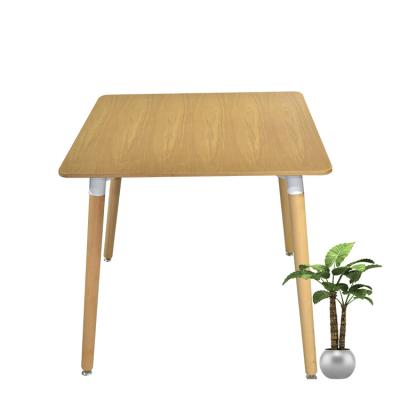 China New China Bazhou DINING TABLE Modern Wooden Furniture Cheap Design Rectangular Dining Table for sale