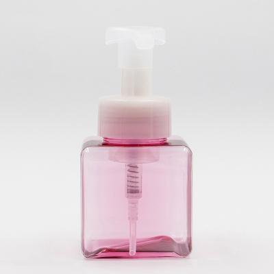 China 250ml Pet Disinfectant Pink Bottle With Pump for sale