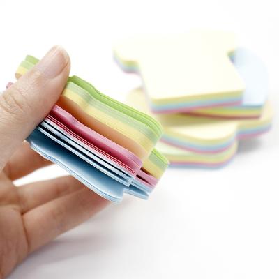 China Different Self Adhesive Sticky Notepads Self Adhesive Fast Delivery Kawaii Shapes Sticky Notes for sale