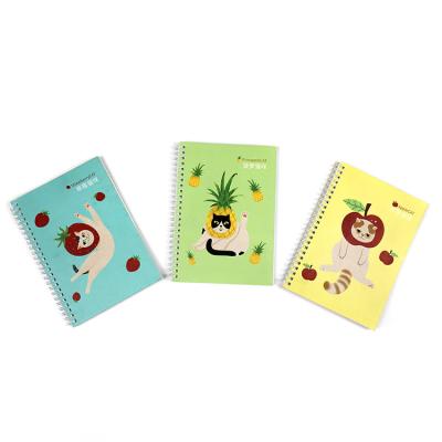 China Gift/Exquisite Wholesale Soft Cute Animal Cover Inner Page Design Customized Spiral Notebook for sale