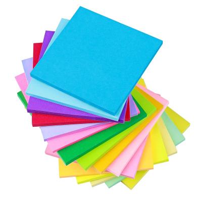 China 3x3 Self Adhesive Sticky Notes Inches Bright Colors Self-Stick Pads Easy To Post For Home, Office Notebook for sale