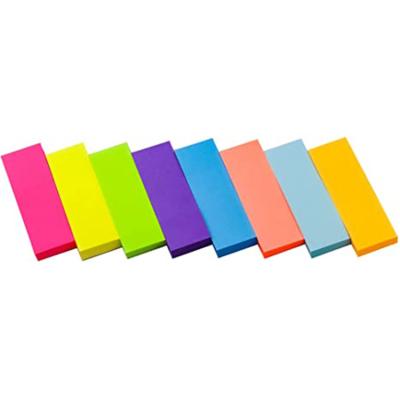 China Wholesale Self Adhesive Colors Paper Material Memo Pads Small Multi Strips Customized Sticky Set for sale