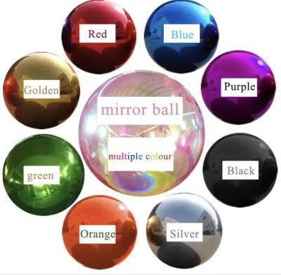 China All Event Inflatable Giant Mirror Ball PVC Sphere Floating Mirror for sale