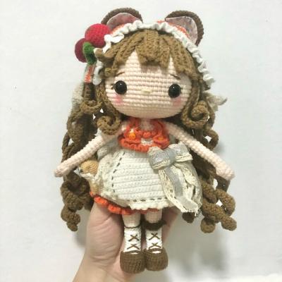 China Custom Handmade Plush Crochet Doll Boy Amigurumi Toy For Kids for sale