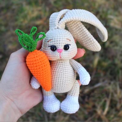 China More than 100 styles to choose wholesale diy custom crafts crochet baby easter bunny plush carrot baskets easter eggs toys for kids gift decoration for sale