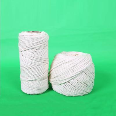 China Viable Single Strand Macrame Rope Colorful Twist Cotton Cord for Macrame Weaving Supplies for sale