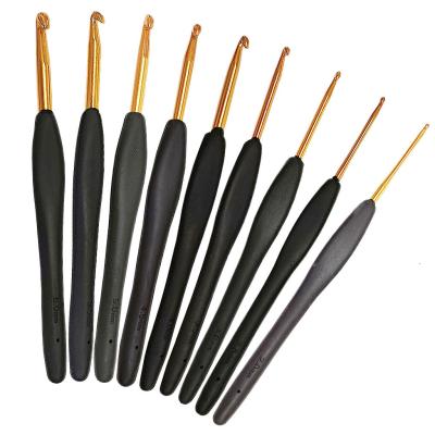 China Sewing Accessories Hook Hair Fashion Crochet Hook Needle Accessories Tools Handle High Quality Crochet Needle for sale