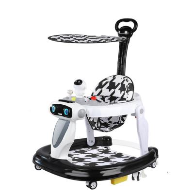 China Popular Musical Baby Carriage Baby Walker With Anti Roll Over Device And Handle Bar for sale