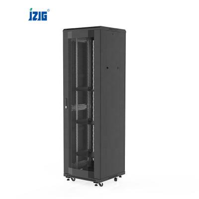 China Server Room/Data Center Server Rack/Network Cabling High Quality SPCC Cold-Rolled Steel Static Loading 1000kg 42U Mesh Door Network Server Cabinet for Data Room for sale