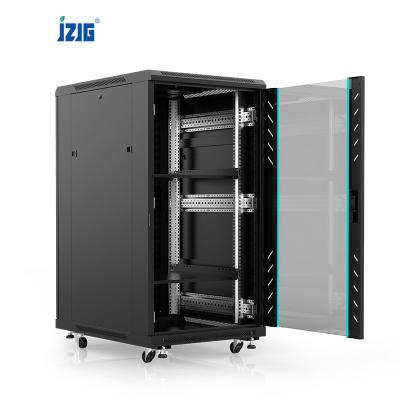 China Server Room/Network Cabling/Data Center Server Rack customizable glass door 22u network server rack cabinet factory price for sale