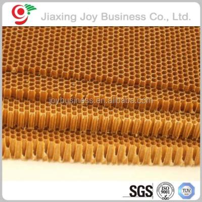 China Enviroment Friendly Phenolic Resin Aramid Fiber Nomex Heat Resistant Honeycomb Core For Sandwich Panel for sale