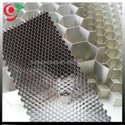 China Environment Friendly Aluminum Honeycomb Core For Exterior Interior Decorative Wall Panels for sale