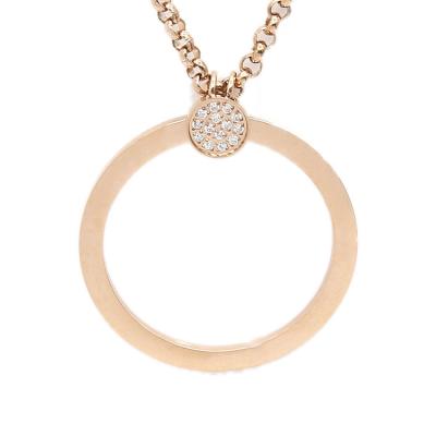 China CLASSIC Fashion Jewelry Earring , Rose Gold Plated Jewelry Set Round Necklace for sale