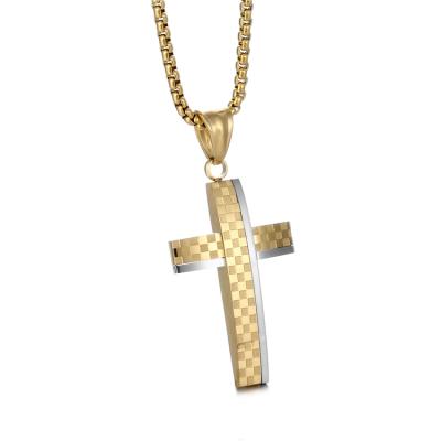 China China Manufacturer Stainless Steel Jesus Cross Religious Jewelry Pendant for sale