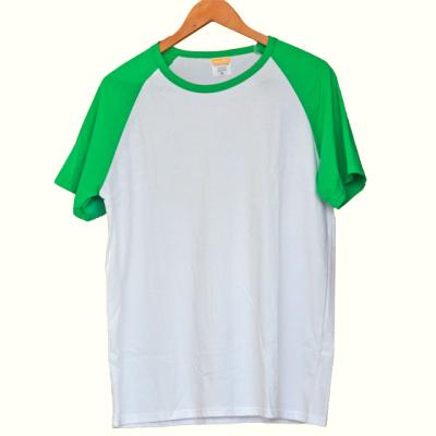 China t-shirt branco e verde à venda