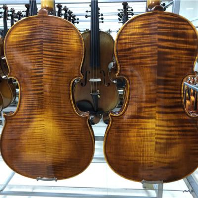 China Selected Professional Solid Fir Germany Handmade Violins Making In China for sale