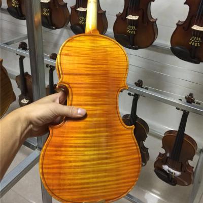 China Selected Fir With Growth Rings Famous Brand Handmade Violin With Free Square Shape Violin Case for sale