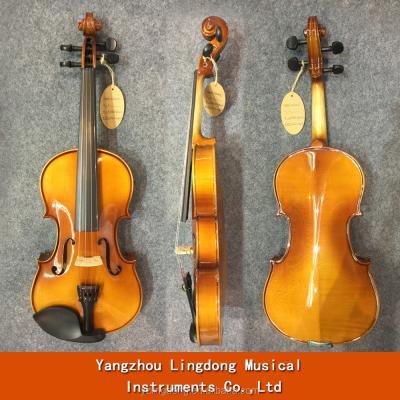 China Brand Good Quality Chinese Solid Impeccable Famous Student Violin 1/4 1/2 3/4 4/4 for sale