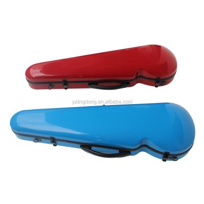 China Colorful Violin Triangle Shape Fiberglass Violin Case Made In China for sale