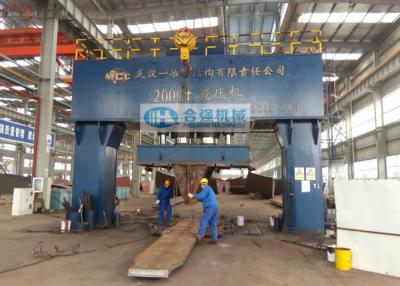 China 3000 Ton Gantry Hydraulic Press Machine Frametypestructuur Te koop