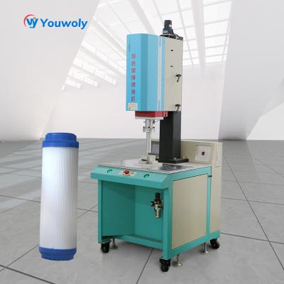 China High Power Circular Shape Tube Round Tube Ultrasonic Spin Friction Welding Machine Plastic Spin Welder For Water Purifier Filter for sale