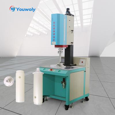 China Plastic Turntable Circular Rotary Spin Shape Tube Thermofusion Heat Welding Machine For Water Purification Pipe for sale