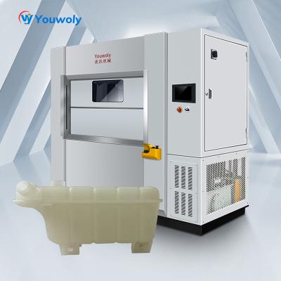 China Hotels PP PC HDPE PA GF Plastic Vibration Friction Welding Machine PP PS Plastic Welding Machine For Car Radiator for sale