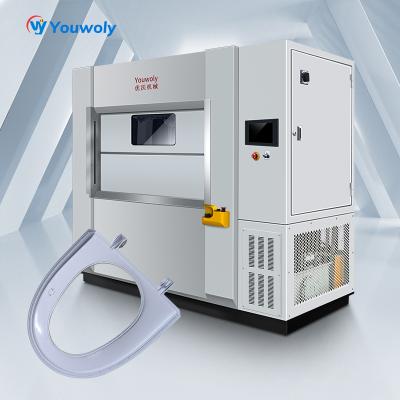 China Hotels PP PC HDPE PA GF Plastic Vibration Friction Welding Machine PP Picosecond Plastic Welding Machine For Toilet Seat for sale