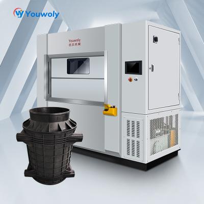 China Hotels PP PC HDPE PA GF Plastic Vibration Friction Welding Machine PP Picosecond Plastic Welding Machine For Car Air Filter for sale