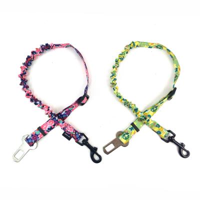 China Hot-selling Fashionable Reflective Adjustable Lead Wire Harness Car Pets Safety Cat Dog Leash Rope for sale