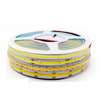 China Flexible Cob Light 8mm 12V 24V 360leds 480leds LED Strip Light Home Indoor Lighting Soft Decoration for sale