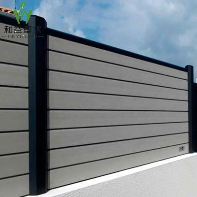 China Easily Assembled Outdoor Garden Wood Plastic Compound Easily Installed Wpc Fence Panels for sale