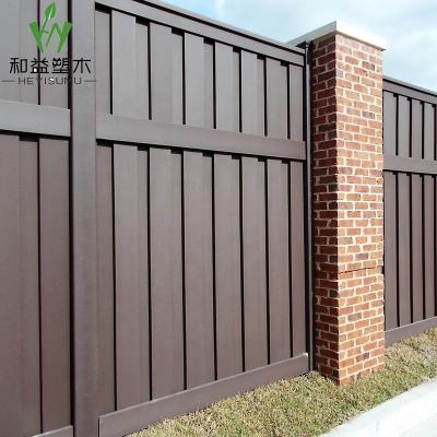 China Easily Assembled Outdoor Balustrade wpc post fence wpc wood panel like stair wood for sale