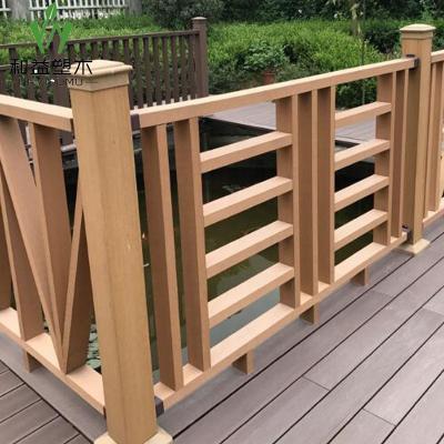 China Easily Assembled Composite Decking Panel WPC Fence wpc Railings For Outdoor for sale