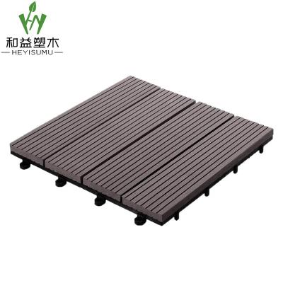 China Traditional Chinese outdoor wpc decking/indoor anti-slip interlocking floor tiles/WPC terrace boarding for sale