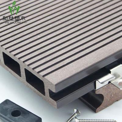 China Minimalist Eco terrace used wpc wood deck plastic composite decking board for sale