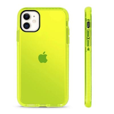 China Anti-drop For Case iPhone Impact Proof Phone Case For iPhone Fluorescent Neon Phone Case For iPhone 13 Band Case for sale