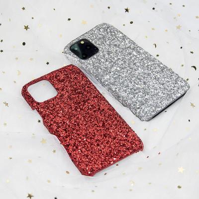 China Handmade For iPhone X XR Girly Case Glitter Bling Glitter Phone Case Cover For iPhone 11 Bling Case for sale