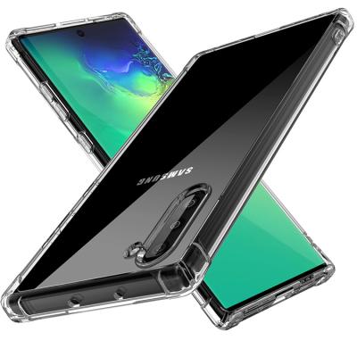 China Shockproof Design For Samsung Note 10 Pro Case Cover Transparent, For Samsung Note 10 Plus Shockproof TPU Case, For Samsung Galaxy Note 10 Case for sale