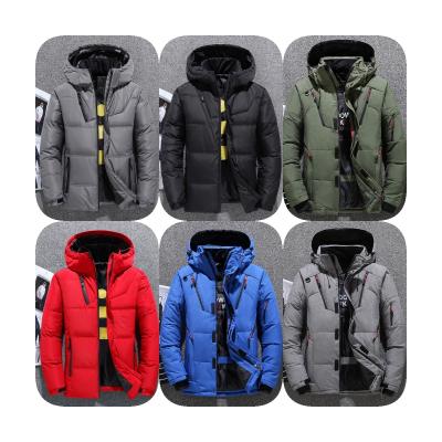 China 2021 Hot Selling Anti-wrinkle Windproof Men's Winter Ultralight Duck Down Hooded Jacket Coat for sale