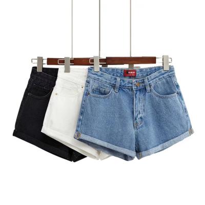 China Anti-Wrinkle New Arrival Denim Hot Pants Shorts Women Denim Pants Shorts for sale