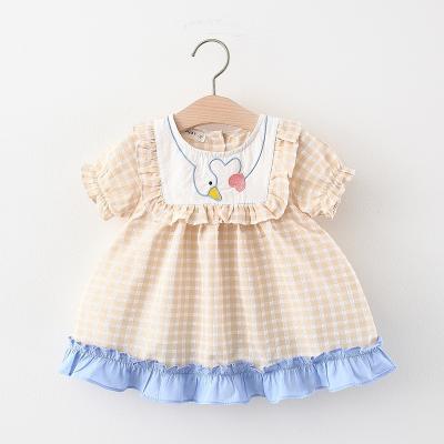 China Anti-wrinkle factory direct sale new design girl's dress summer casual children's dress cheap skirt source for sale